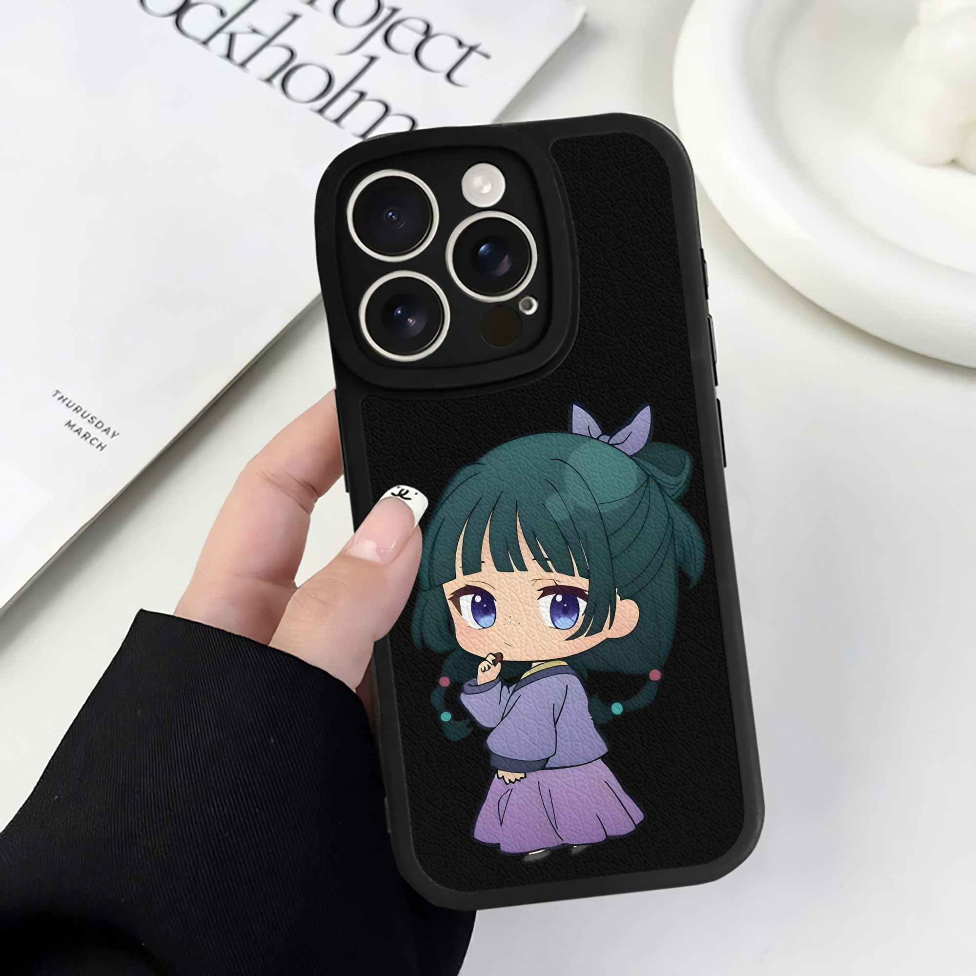 薬屋のひとりごと The Apothecary Diaries 【iPhone 16シリーズ対応】シリコンスマホケース（レザー調） 材質：シリコン